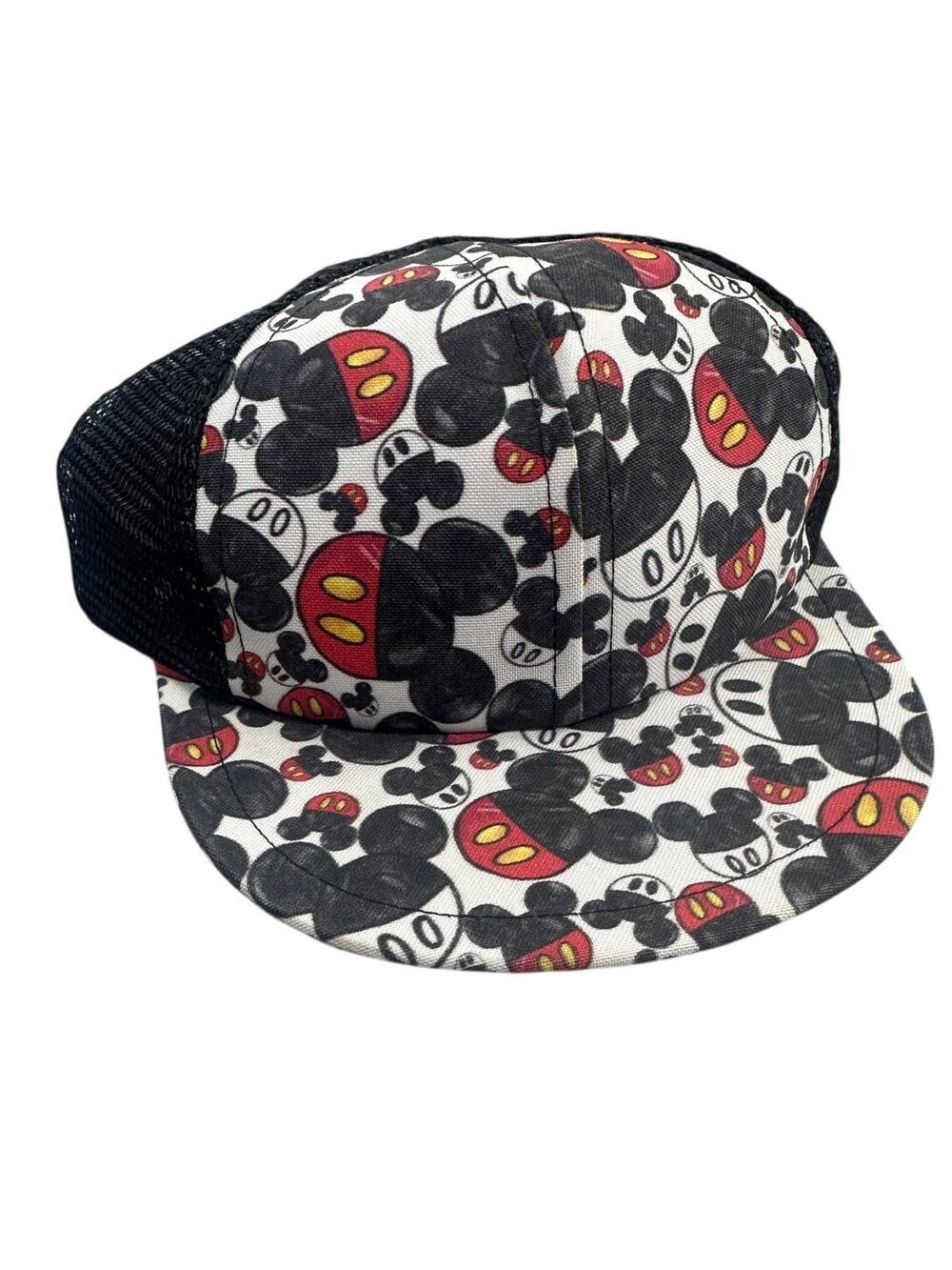 George Hats Trucker Hat Mickey Mouse Canvas Mesh Child Trucker Snapback Hat